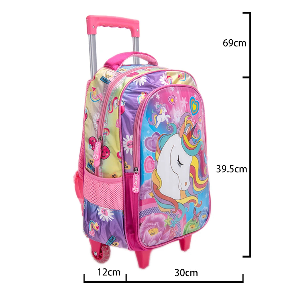 Mochila escolar Bolsa resistente à prova 'água com lancheira e estojo Kit 2025