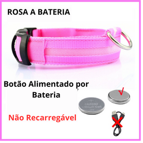 Coleira luminosa para animais de estimação