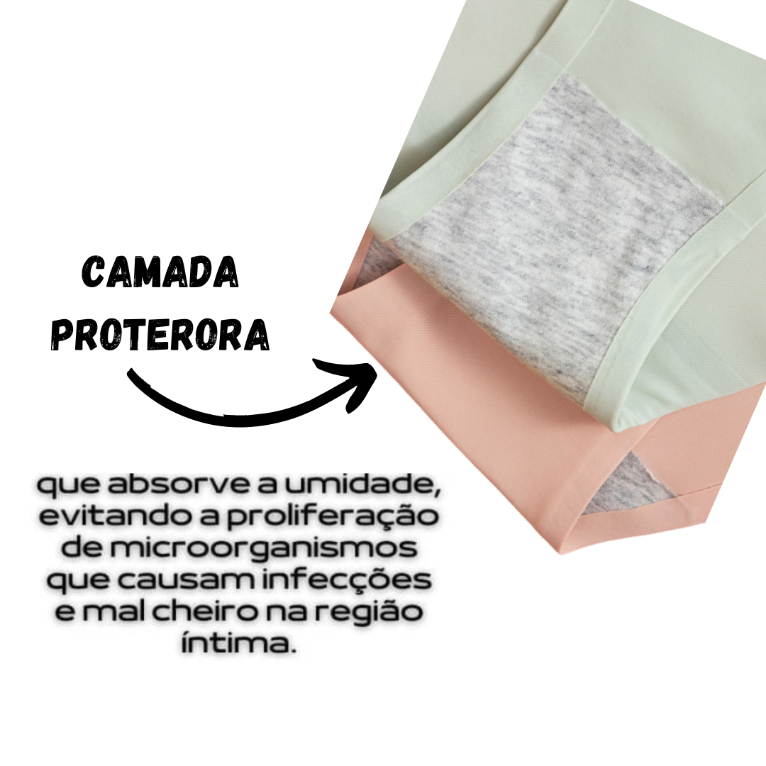 Kit Calcinha De Seda Serena [Compre 5 e Leve 10] Promoção Relâmpago