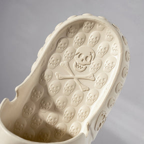 Chinelo Caveira Nuvem Skull Slide Moda Confortável