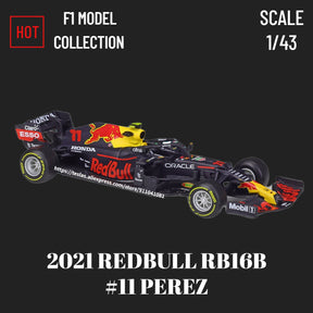 Miniaturas de carros de equipe de Fórmula 1
