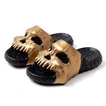 Chinelo Caveira Nuvem Skull Slide Moda Confortável