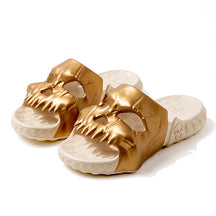 Chinelo Caveira Nuvem Skull Slide Moda Confortável
