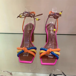 Sandálias moda luxo