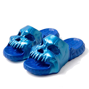 Chinelo Caveira Nuvem Skull Slide Moda Confortável