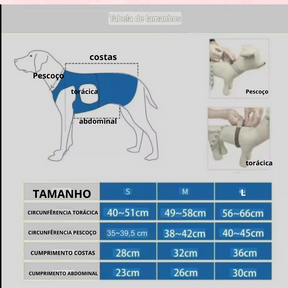 Arnese para cães com dificuldade ao andar ajuda na sustentação, mobilidade e reabilitação do seu animalzinho