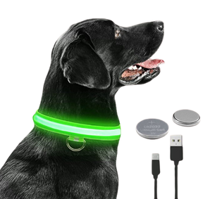 Coleira luminosa para animais de estimação